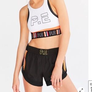 EUC P.E Nation Breakaway Running Short Black Size Medium